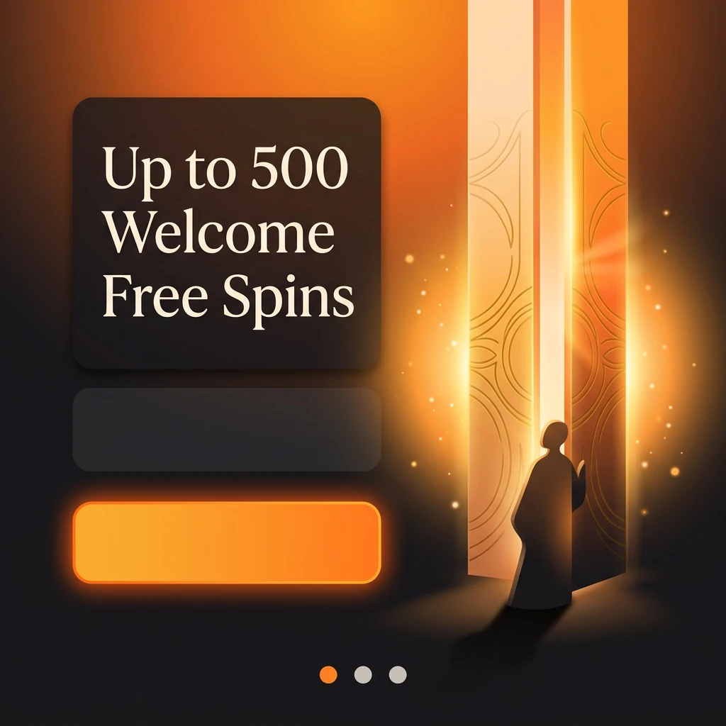 Up to 500 Welcome Free Spins