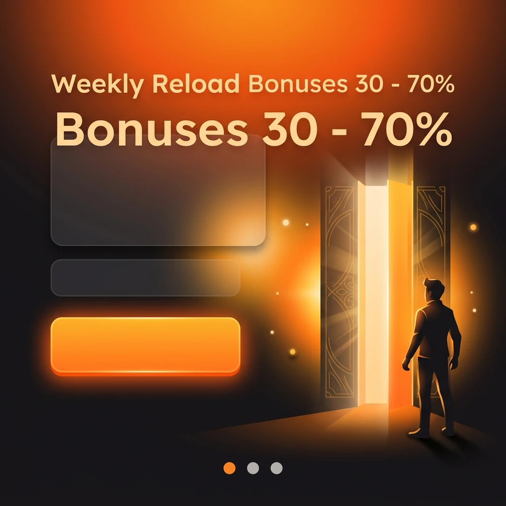 Weekly Reload Bonuses 30 - 70%